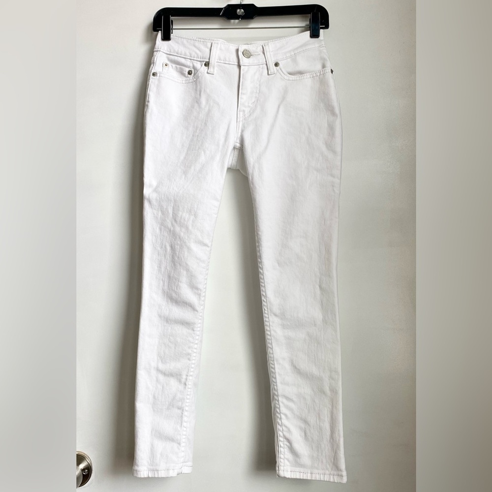 [NWoT] Levis Cropped 535 Skinny Jeans in White